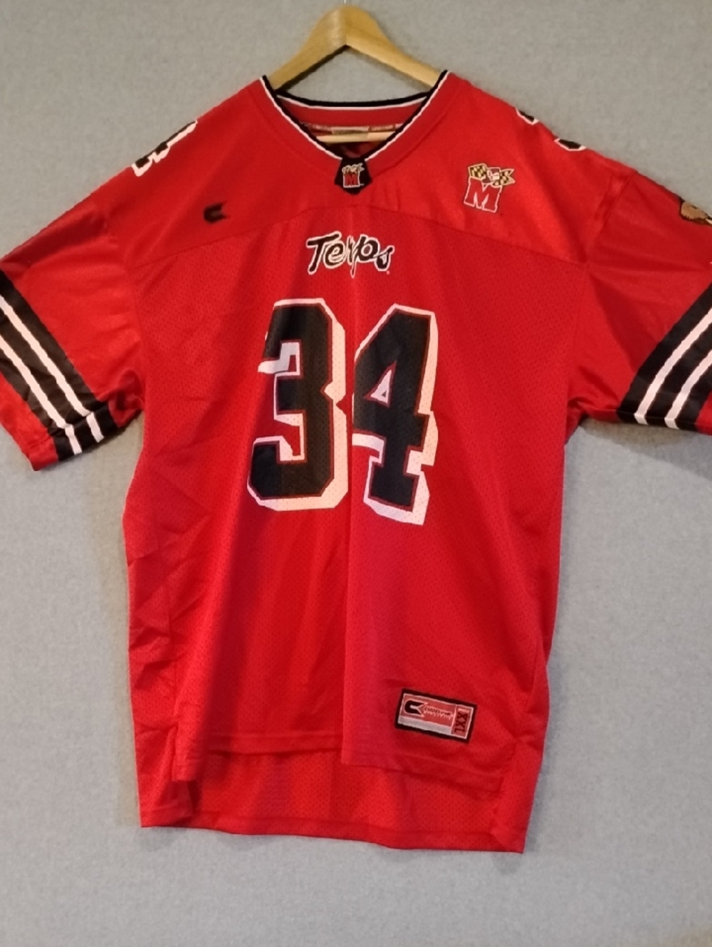 Vintage Maryland Terp #34 Football Jersey
